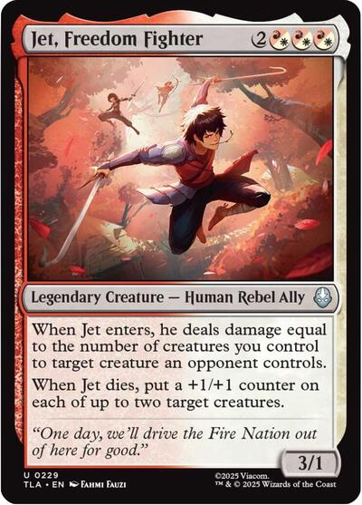 Jet, Freedom Fighter (Avatar: The Last Airbender) Near Mint