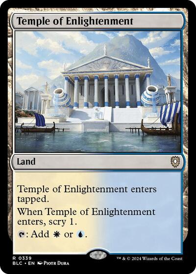 Temple of Enlightenment (Commander: Bloomburrow) Near Mint