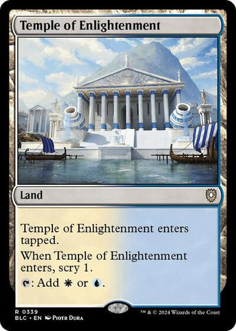 Temple of Enlightenment (Commander: Bloomburrow) Near Mint