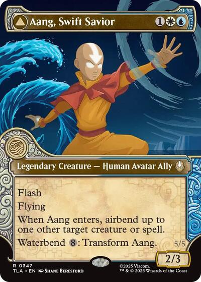 Aang, Swift Savior (Showcase) (Avatar: The Last Airbender) Near Mint Foil