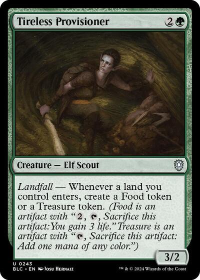 Tireless Provisioner (Commander: Bloomburrow) Near Mint