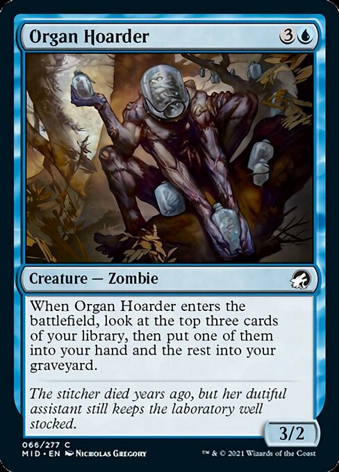 Organ Hoarder (Innistrad: Midnight Hunt) Near Mint Foil