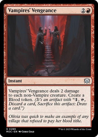 Vampires' Vengeance (Commander: March of the Machine) Near Mint