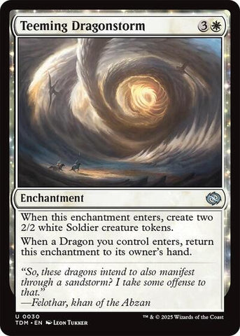 Teeming Dragonstorm (Tarkir: Dragonstorm) Near Mint Foil