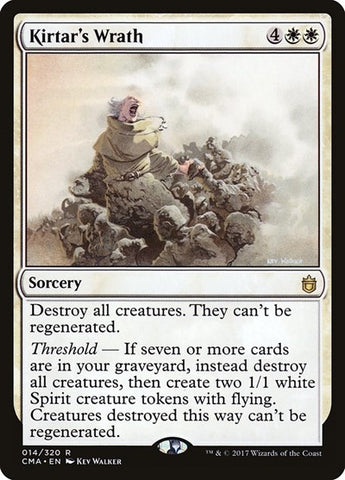 Kirtar's Wrath (Commander Anthology) Light Play