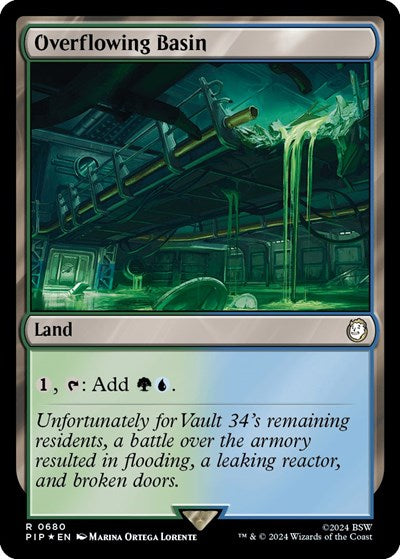Overflowing Basin (Surge Foil) (Universes Beyond: Fallout) Near Mint Foil
