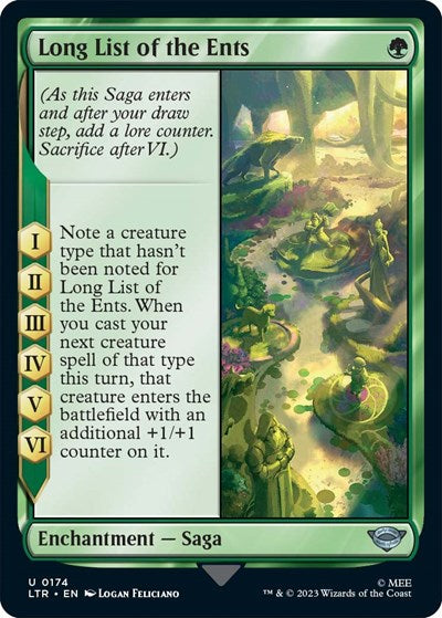 Long List of the Ents (Universes Beyond: The Lord of the Rings: Tales of Middle-earth) Near Mint