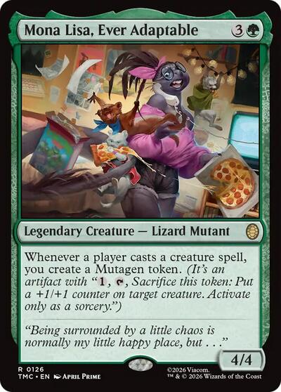 Mona Lisa, Ever Adaptable (Commander: Teenage Mutant Ninja Turtles) Near Mint