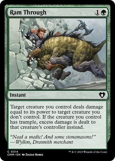 Ram Through (Commander Masters) Near Mint Foil