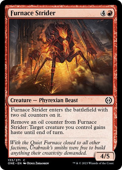 Furnace Strider (Phyrexia: All Will Be One) Near Mint Foil