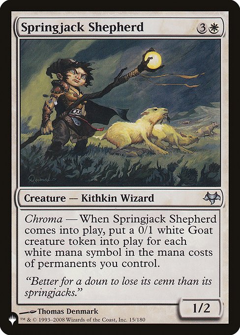 Springjack Shepherd (The List) Near Mint