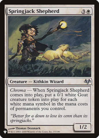 Springjack Shepherd (The List) Near Mint