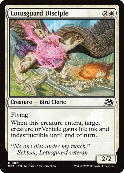 Lotusguard Disciple (Aetherdrift) Near Mint Foil