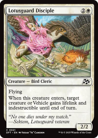 Lotusguard Disciple (Aetherdrift) Near Mint Foil