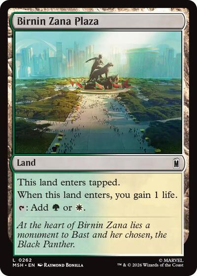 Birnin Zana Plaza (Marvel Super Heroes) Near Mint