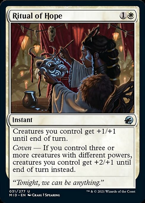 Ritual of Hope (Innistrad: Midnight Hunt) Near Mint