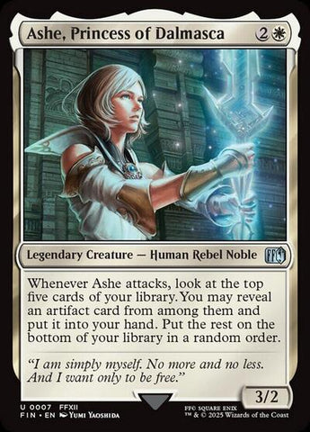 Ashe, Princess of Dalmasca (Universes Beyond: FINAL FANTASY) Near Mint Foil