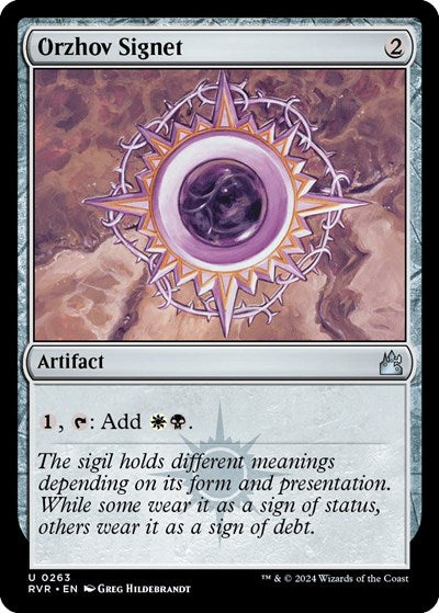Orzhov Signet (Ravnica Remastered) Near Mint Foil