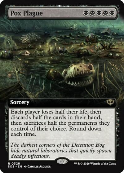Pox Plague (Extended Art) (Secrets of Strixhaven) Near Mint