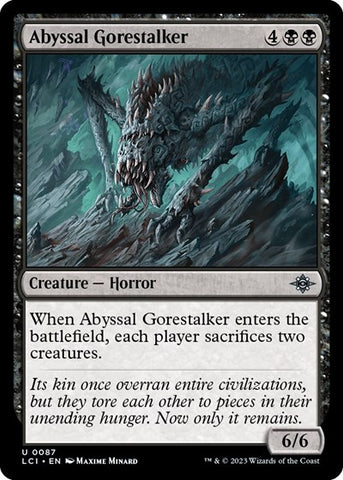 Abyssal Gorestalker (The Lost Caverns of Ixalan) Near Mint