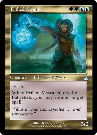 Frilled Mystic (Retro Frame) (Ravnica Remastered) Near Mint