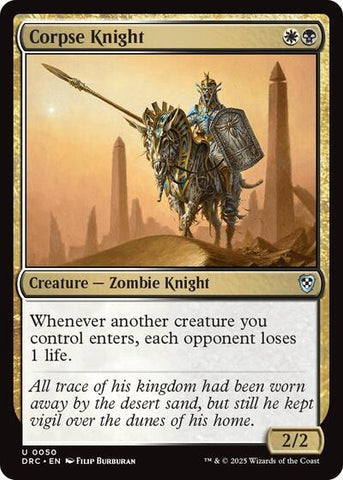 Corpse Knight (Commander: Aetherdrift) Near Mint