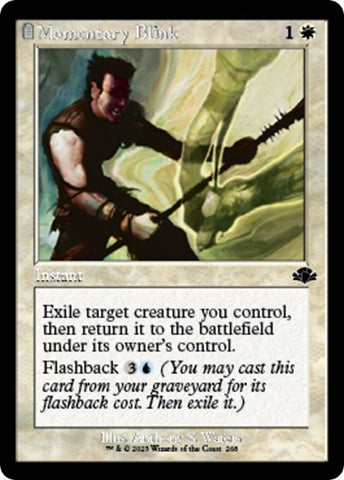 Momentary Blink (Retro Frame) (Dominaria Remastered) Near Mint