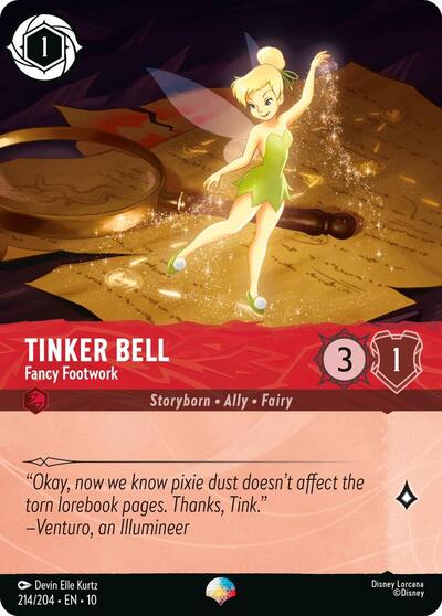 Tinker Bell - Fancy Footwork (Epic) (Whispers in the Well) Near Mint Holofoil