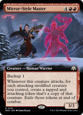 Mirror-Style Master (Extended Art) (Commander: March of the Machine) Near Mint