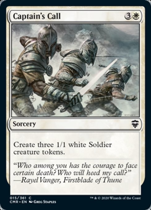 Captain's Call (Commander Legends) Near Mint