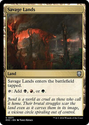 Savage Lands (Commander: Modern Horizons 3) Near Mint
