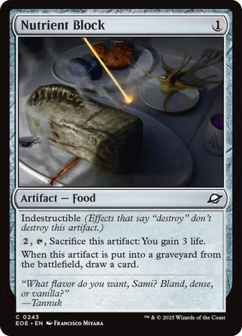 Nutrient Block (Edge of Eternities) Near Mint Foil