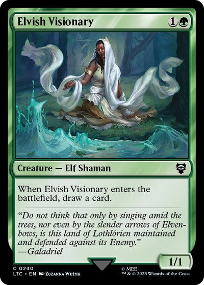 Elvish Visionary (Commander: The Lord of the Rings: Tales of Middle-earth) Near Mint