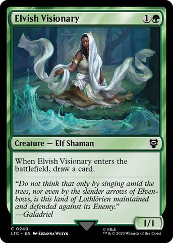 Elvish Visionary (Commander: The Lord of the Rings: Tales of Middle-earth) Near Mint