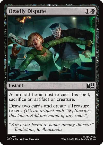 Deadly Dispute (Commander: Marvel Super Heroes) Near Mint Foil