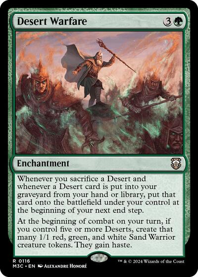 Desert Warfare (Commander: Modern Horizons 3) Near Mint