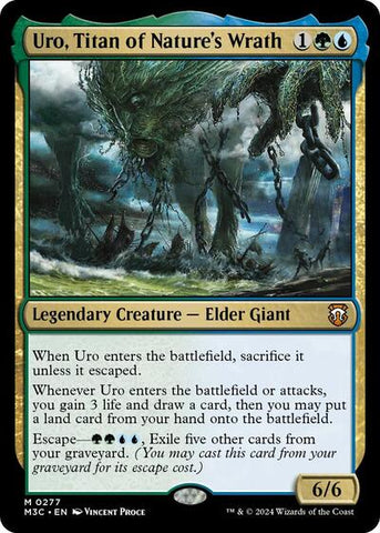 Uro, Titan of Nature's Wrath (Commander: Modern Horizons 3) Near Mint