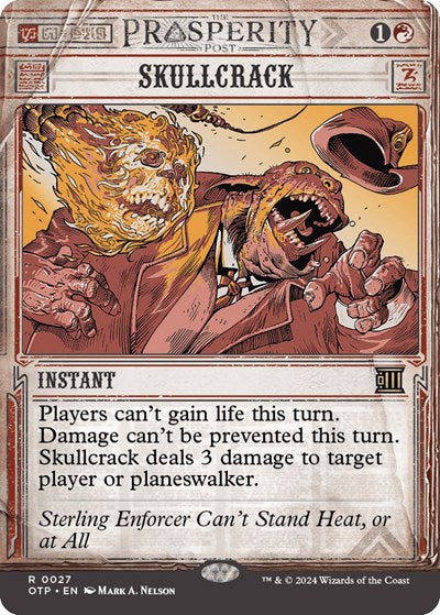Skullcrack (Outlaws of Thunder Junction: Breaking News) Near Mint Foil