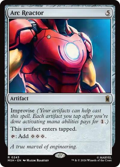 Arc Reactor (Marvel Super Heroes) Near Mint Foil