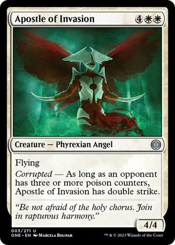 Apostle of Invasion (Phyrexia: All Will Be One) Near Mint Foil
