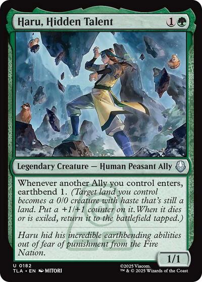 Haru, Hidden Talent (Avatar: The Last Airbender) Near Mint Foil