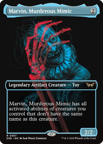 Marvin, Murderous Mimic (Showcase) (Duskmourn: House of Horror) Near Mint