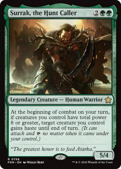 Surrak, the Hunt Caller (0768) (Foundations) Near Mint