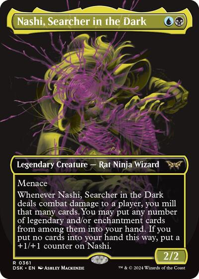 Nashi, Searcher in the Dark (Showcase) (Duskmourn: House of Horror) Near Mint