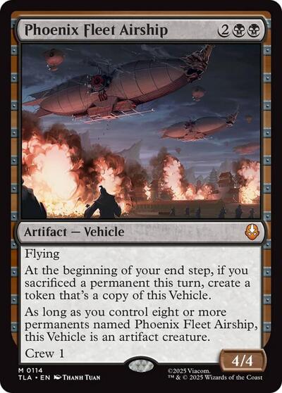 Phoenix Fleet Airship (Avatar: The Last Airbender) Near Mint Foil
