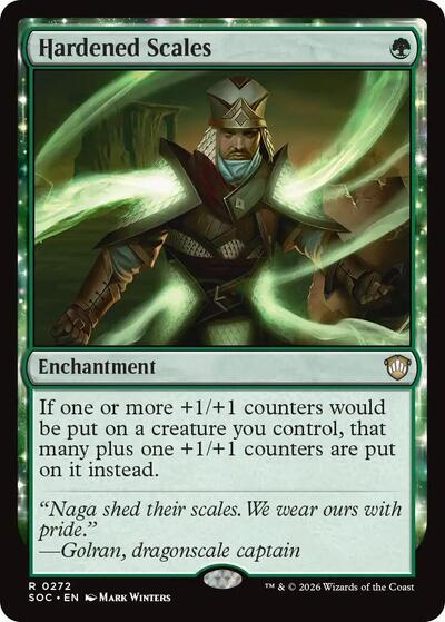 Hardened Scales (Commander: Secrets of Strixhaven) Near Mint