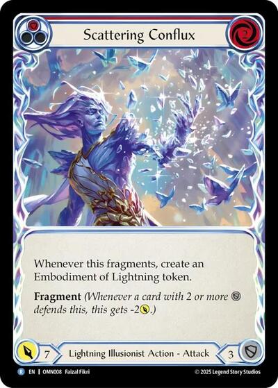 Scattering Conflux (Omens of the Third Age) Near Mint Foil