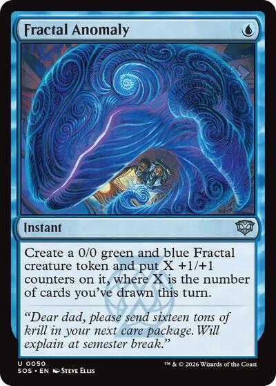 Fractal Anomaly (Secrets of Strixhaven) Near Mint