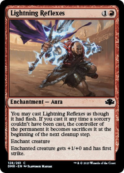 Lightning Reflexes (Dominaria Remastered) Near Mint Foil