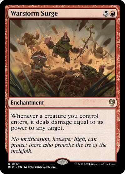 Warstorm Surge (Commander: Bloomburrow) Near Mint